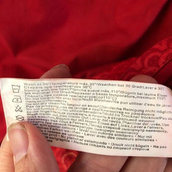 SkunkFunk 3 / M Red Faux Wrap Dress - Picture 7 of 11